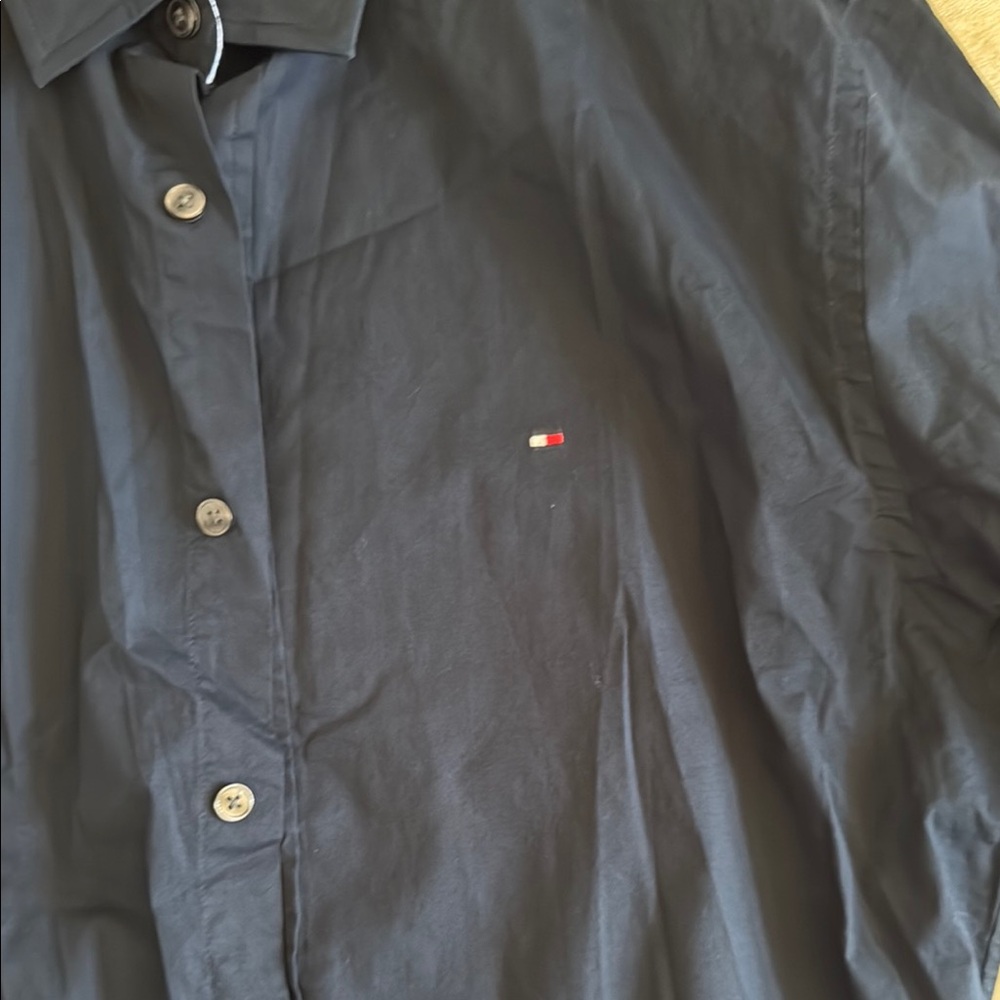 Tommy Hilfiger Dark Blue Long Sleeve Shirt - Picture 4 of 6